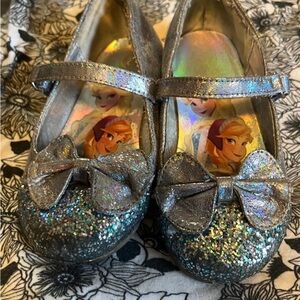 Disney 8C Glittery Frozen Dress Up Shoes